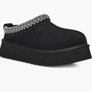 UGG Black Tazz Platform Slippers